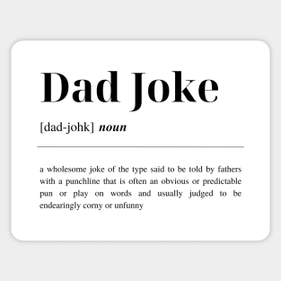 Dad Joke Definition Sticker